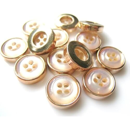Double Layer Button 10mm-0106/Sew-on 4 Holes/Sewing Accessories for Garments/DIY Bottons Accessories 30pcs/lot