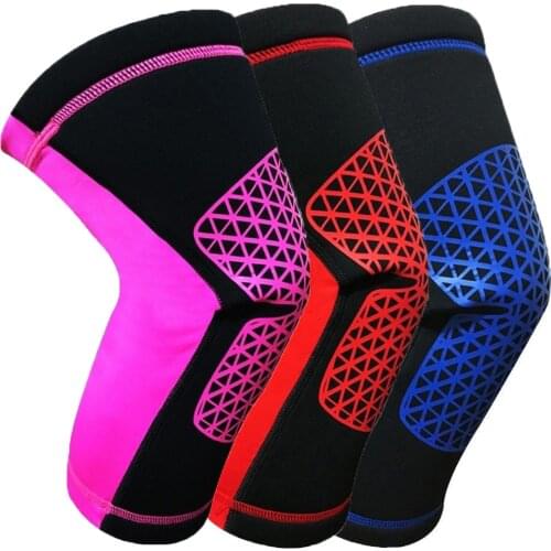 Basketball Elastic Knee Pad Football Knee Brace Support Leg Sleeve Knee Protector Compression Brace Sleeve Kneepad Sport Safety