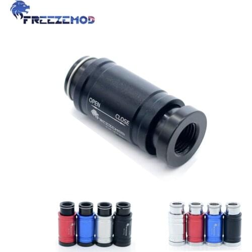 FREEZEMOD Dual Internal Tooth Stop Valve Adjustable Water Flow Valve Double Inner Copper Reservoir Install Water Cooler Adapter