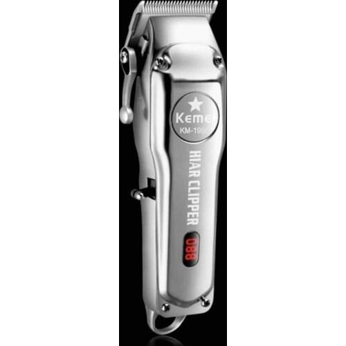 Kemei-1996 Barber Shop Rechargeable Hair Clipper All Metal Electric Hair Trimmer Men Professional Beard Trimmer Haircut Machine