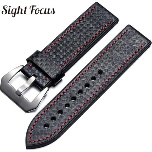 20mm 22mm 24mm 26mm Composite Strap for Pam Garmin Suunto Tudor Black Bay Watch Bands Male Bracelets Men Belt Watch Accessories