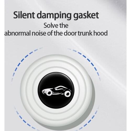 Latex Car Door Shock Absorber Cushion Gasket Soundproof Patch Sticker For Toyota Corolla Yaris Aygo GT86 Prius RAV CHR Camry