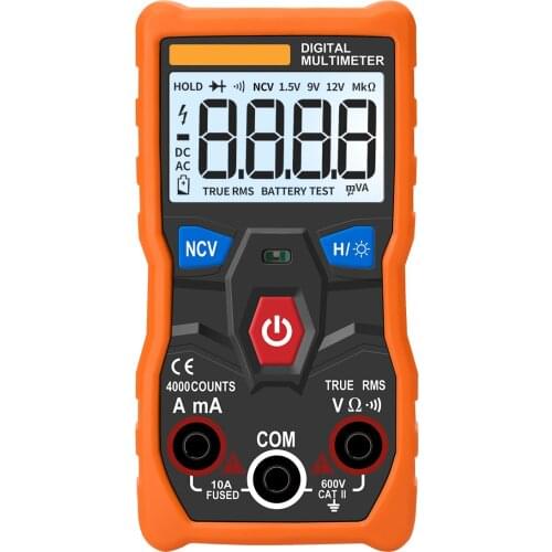 Multimeter Tester Automatic True-RMS Intelligent NCV AC/DC Current Voltage Test Tool with Digital Display for laboratory Factory