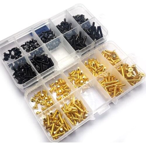M3 Flat Head Screw Set, Class 12.9 Alloy Steel Hex Socket Flat Head Screws ,A066