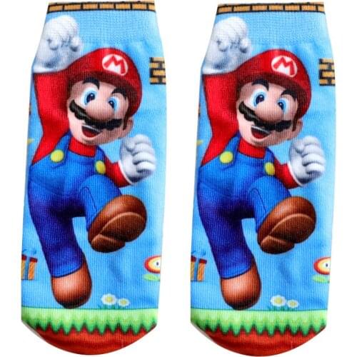 New 1-10Years Spring Summer Cotton Boys Girls Socks 3D Princess Print Socks Kids Cartoon Children Kids Funny Socks