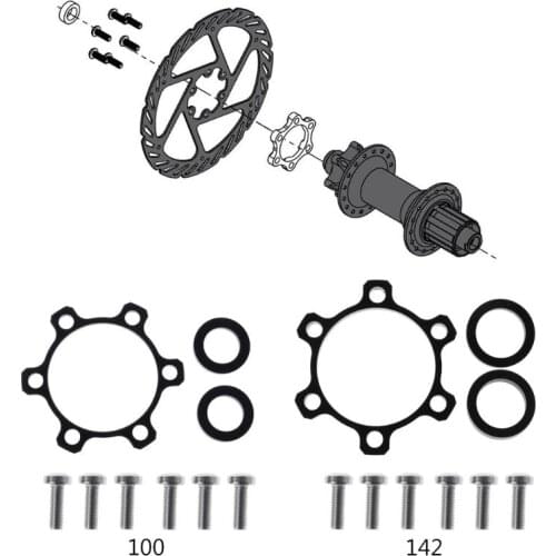 Alloy Cycling Bike Bicycle Boost Hubs 100 to 110mm/142 to 148mm Conversion Rear Front Hub Adapter Conversion