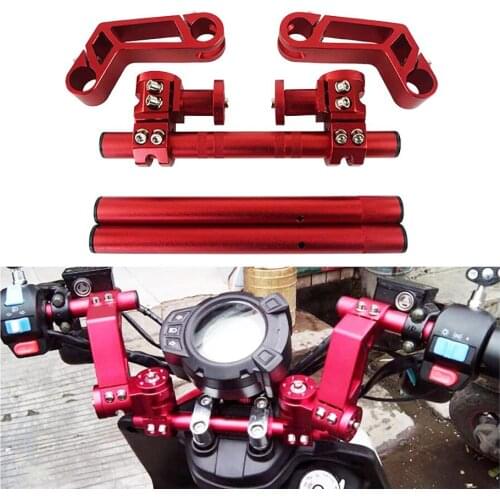 7/8" 22mm Motorcycle CNC Adjustable Steering Handlebar Removable for Yamaha Kawasaki Honda Suzuki Pcx Detachable Handle