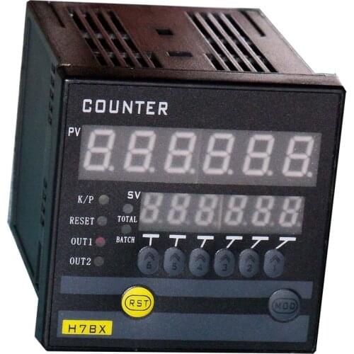 Double display counter/meter counter/multifunction counter/H7JC2-6E2R