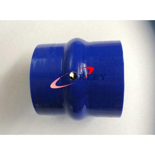 SILICONE HOSE STRAIGHT HUMP Trobo 3 INCH 76MM TURBO INTERCOOLER Coupler PIPE BLUE