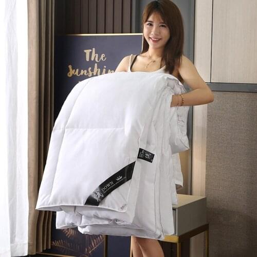 GraspDream 95 % White Goose/Duck Down Quilt Duvets five star hotel Winter Comforters 100% Cotton Cover King Queen Twin Full Size