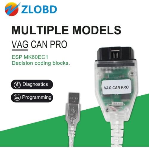 VAG CAN PRO V5.5.1 VCP Scanner Support Can Bus UDS K Line Works for AUDI VAG CAN PRO CAN BUS+UDS+K-line Special On Sale