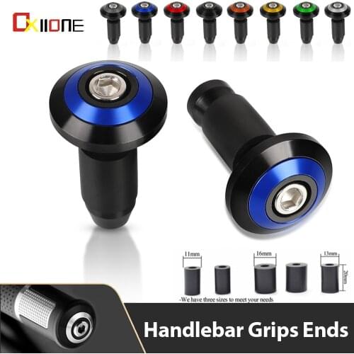Motorcycle Handle Bar End Cap Anti Vibration Silder Plug For Yamaha XSR900 ABS XV950 RACER SCR950 XVS950 BOLT CSPEC XVS1300