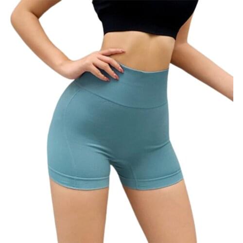 Women Yoga Shorts High Waist Workout Short Seamless Sports Shorts For Woman Running Fitness Gym Leggings Hip Lift Femme Shorts