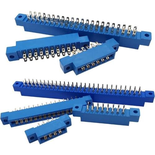 1Pcs Pitch 3.96mm PCB Mounting Edge Card Connector Female Socket 805 Series Connecting Finger 8P/12/16/20/24/30/36/44/56/72Pin