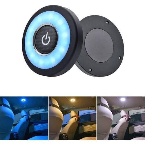 Car Reading Light Led Car Interior Lighting Rear Row Car Ceiling Lamp Trunk Car Roof Lamp Interior Lamp LED Magnet Reading Light