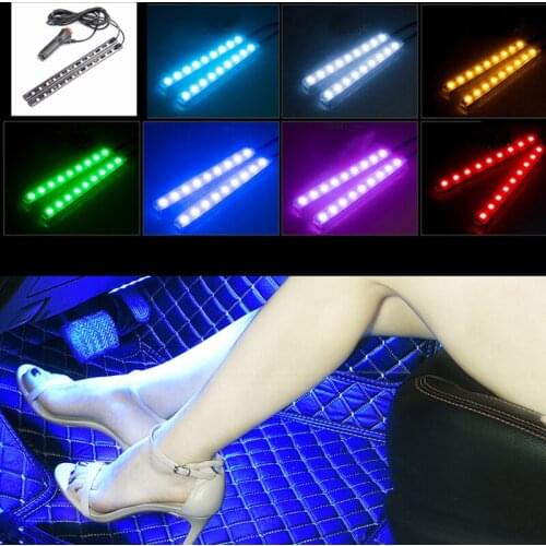 2pcs Car LED Foot Iamp Floor lamp Decorative lamp for Mazda 2 3 5 6 CX5 CX7 CX9 Atenza Axela