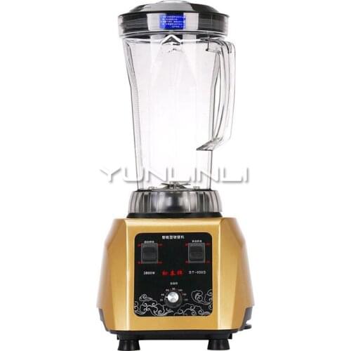 YUNLINLI 4L High Speed Blender Intelligent Food Blender Multifunction Food Mixer Commercial Food Processor ST-650S