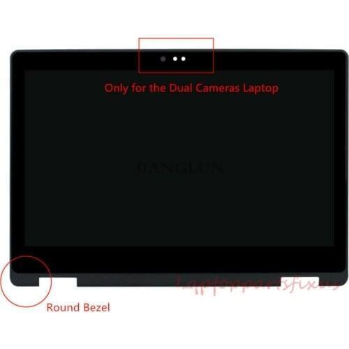 13 inch replacement lcd For Dell Latitude 13 3000 Series 3379 with touch + frame NV133FHM-A11 1920X1080 40pin EDP interface