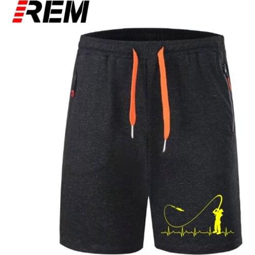 Fishinger Heartbeat short pants - Funny Fish Fisherman Gift Idea New Fashion Men Fashion scanties breechcloth panties
