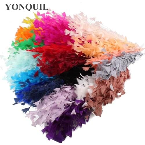 Nice Wedding corsages Flower Feathers Dance Latin Dance Decoration Elegant Dinner Party Plume Headwear DIY accessories 12PCS/LOT
