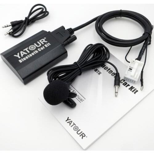 Yatour Car audio Bluetooth Kit for 12pin VW Beetle Passat Audi A3 A4 TT Skoda Seat Digital Music Changer MP3 Player AUX Adapter