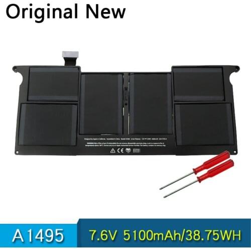New Original Battery A1495 For APPLE Macbook Air 11" inch A1465 A1370 Mid 2011 2012 2013 Early 2014 7.6V 38.75Wh