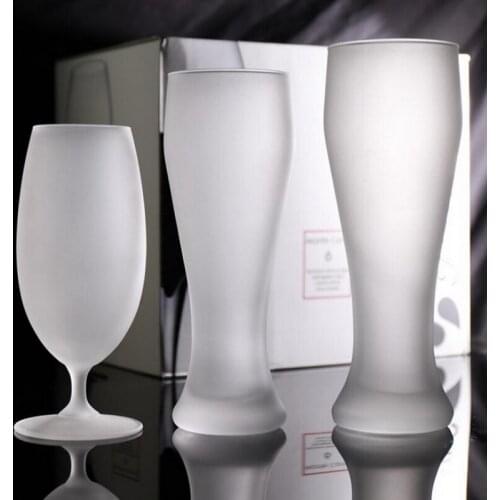 Snow White Scrub wine glass beer juice cup simple fashion beautiful home practical glass