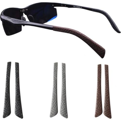200pcs DT014 New Anti Slip Glasses Temple Tips Accessories Optical Frame Temples Eyeglasses Silicone Temple tip