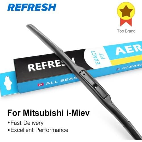 REFRESH Hybrid Wiper Blades for Mitsubishi i-Miev 26" Fit Hook Arms 2010 2011 2012 2013 2014