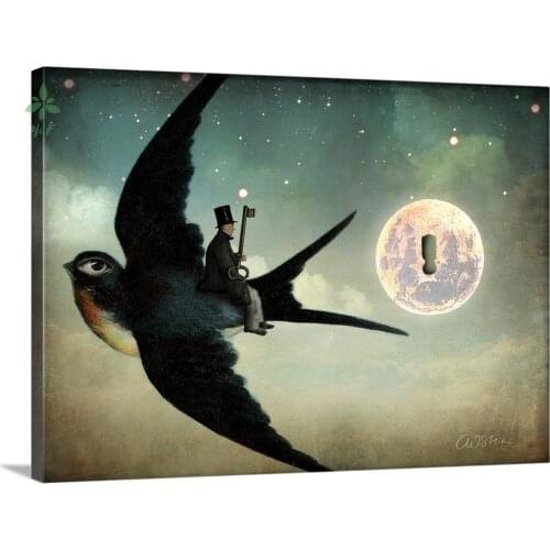 Keep Your Secrets Oil Painting Print On Canvas