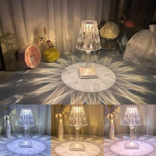 Stylish Crystal Table Lamp Multipurpose Adjustable Bedside Lamp Exquisite Night Light for Home Living Room Bedroom luminaria BJ