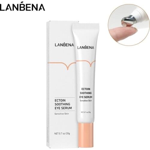 LANBENA Ecdoin Soothing Eye SerumAnti-allergy Remove FineLinesReducePuffinessFirmingAnti-WrinkleWith Massage HeadKoreanSkinCare