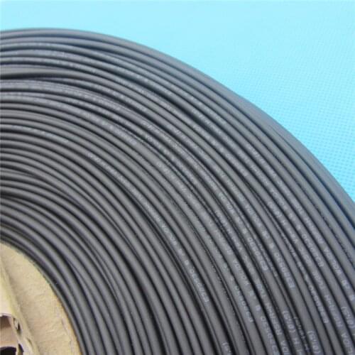 1m Heat Shrink Tubing Sleeving Heatshrink Tubing 125 Celsius Black Tube Wire Wrap Cable Kit Inner Diameter 1.5mm