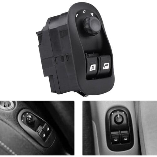 Car Electric Power Master Window Lifter Control Switch Mirror Button Panel for Peugeot 206 306 Auto Parts 6554.WA 2002-2016