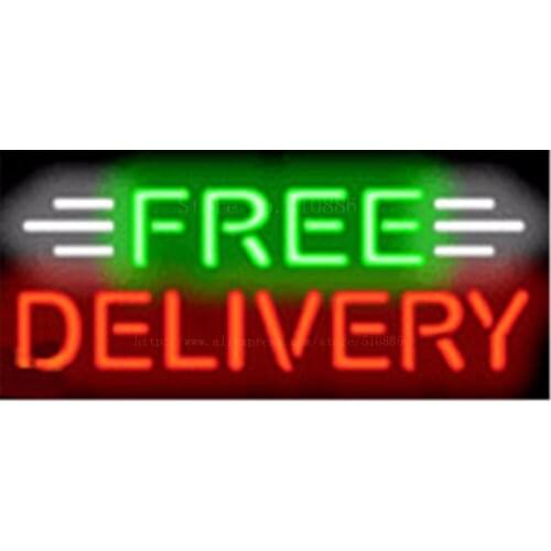 Free Delivery NEON SIGN REAL GLASS BEER BAR PUB LIGHT SIGNS store display Packing Food Diet drink Advertising Lights 17*14"