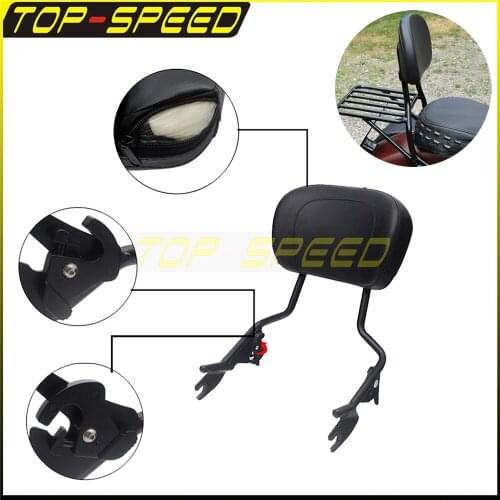 Motorcycle Black Sissy Bar Backrest Luggage Rack For Harley Touring Screamin Eagle Street Glide FLHXSE2 FLHT FLHTK FLHTC FLHTCU