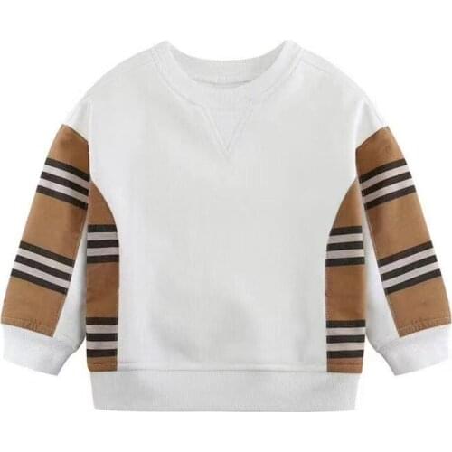 Childrens Clothing Cotton Baby Boys Sweatshirts for Autumn Kids Clothes stripe Little Boys Outerwear Costume