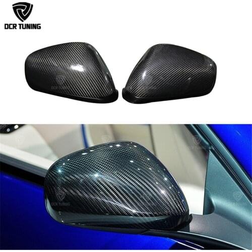 For Maserati Gran Cabrio Carbon Fiber Rear View Mirror Cover GT GC for Quattroporte Carbon Mirror Caps for GranTurismo 2007 - UP