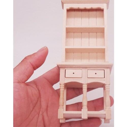 Doll House Miniature Furniture Shelf Doll Tiny Decoration Children Toys