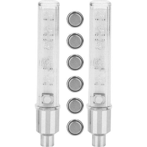 Hot Sale 5 LEDs Bicycle Tire Valve Cap Tube Lights Waterproof Styling 7 Flash Function Emergency Warning Light Bicycle Decor