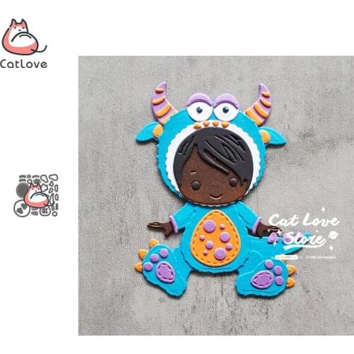 Catlove Freak Baby Animal Metal Cutting Dies Scrapbooking Mold Stencil Die Cuts Card Making Craft Embossing New Dies For 2020