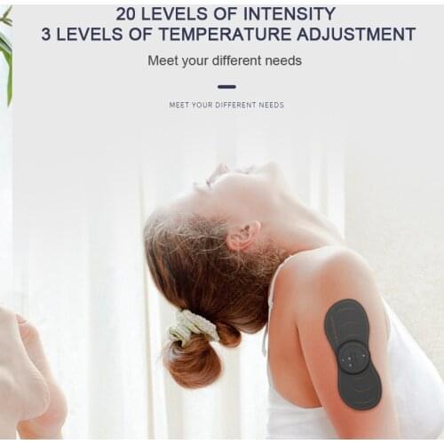 Mini USB Massager Electric Tens EMS Tens Full Body Muscle Relaxing Massager Pulse Pads Neck Massager Back Massager