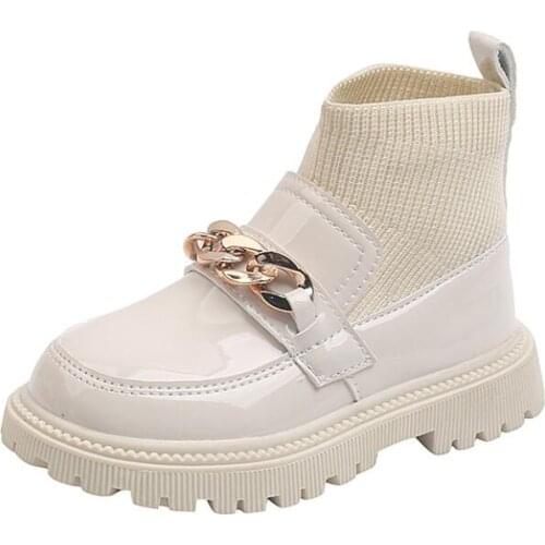Autumn Children Ankle Short boots Winter Girls Snow Boots Boys Girls Plush Snow Motorcycle Boots Lace-Up Rome Boots Kids Shoes