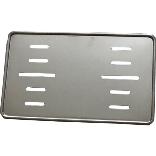 Suitable for Russian Metal License Plate Frame Plate Holder Number Frame Plate Cover License Plate 1 Pcs
