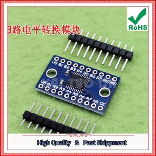 TXS0108E High-speed full-duplex 8-way level conversion module 8-bit bidirectional voltage converter board