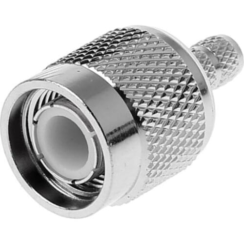 YYSD TNC Male Plug RF Coax Connector Crimp Nickelplated For Cable RG58 RG142 RG400 LMR195