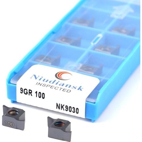 10pcs 6GR 7GR 8GR 9GR 100 150 200 250 300 NK9030 CNC Lathe turning cutting tools shallow carbide Slotting insert Grooving blade