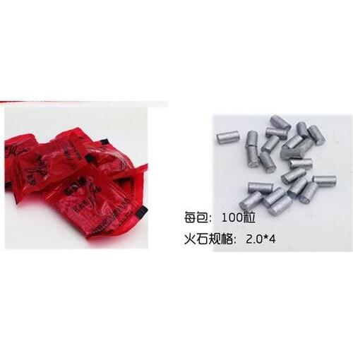 100pcs Lighter Flint White Stone Universal Flint For Kerosene Lighters 2*4MM