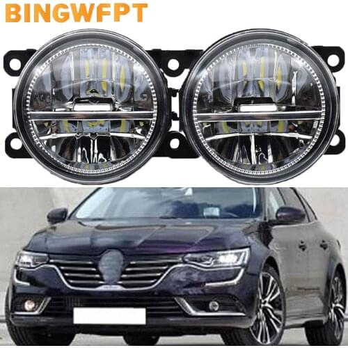 2x For Renault Scenic II JM0 JM1 MPV 2003 2004 2005 2006 2007 2008 2009 LED Fog Lights H11 Fog Lamp Assembly Halogen lamp
