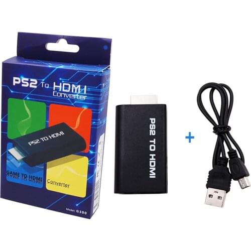 HDTV or HDMI-compatible monitor Displaied Modes PS2 to HDMI-compatible Converter with USB Cable Support all PS2